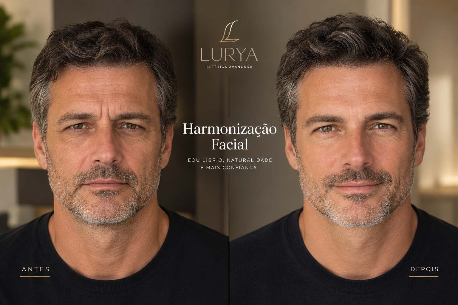 Antes e Depois da Harmonização Facial
